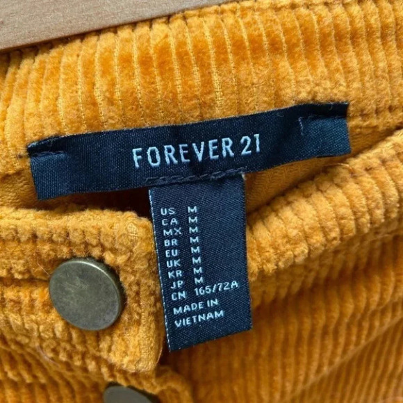 Forever 21 - Corduroy Mini Skirt - Rust - Picture 4 of 4